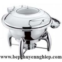 Nồi hâm thức ăn buffet tròn nắp kính CFK018