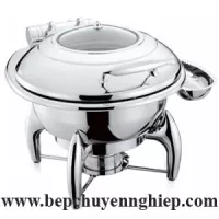 Nồi hâm thức ăn buffet tròn nắp kính CFK018