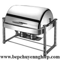 Nồi hâm thức ăn buffet chữ nhật chân cao hoa văn CZK203