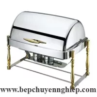 Nồi hâm buffet chữ nhật nắp tròn chân cao 9 lít CZK303
