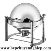 Nồi hâm buffet tròn nắp liền nồi 6 lít chân cao CZK201