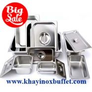 Khay inox có nắp GN