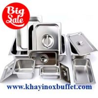 Khay inox có nắp GN