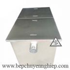 Thùng tách mỡ lọc rác inox khu bếp
