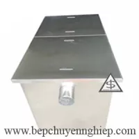 Thùng tách mỡ lọc rác inox khu bếp