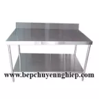 Bàn inox công nghiệp 1 kệ dưới
