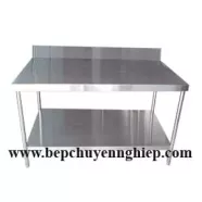 Bàn inox công nghiệp 1 kệ dưới