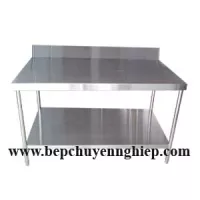 Bàn inox công nghiệp 1 kệ dưới