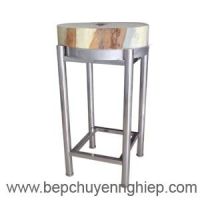 Thớt công nghiệp mặt gỗ khung inox