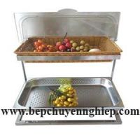 Giá kệ buffet inox giá rẻ 2 tầng SG2CV-350