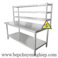 Kệ inox phẵng đặt trên bàn