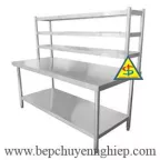 Kệ inox phẵng đặt trên bàn