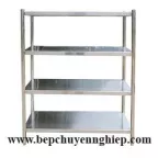Kệ inox 3 4 5 tầng tấm phẵng