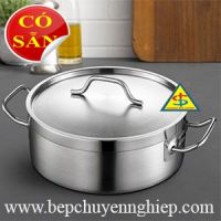 Nồi inox cao cấp 3 đáy thân thấp