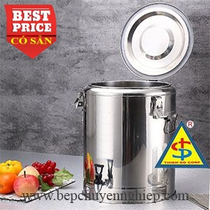 Thùng inox giữ nhiệt nóng lạnh có vòi