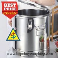 Thùng giữ nhiệt inox 25 lít không vòi