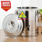 Thùng inox có vòi giữ lạnh nước uống