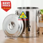 Thùng inox có vòi giữ lạnh nước uống