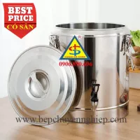 Thùng inox có vòi giữ lạnh nước uống