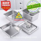 Khay inox đựng thực phẩm GN 1/2