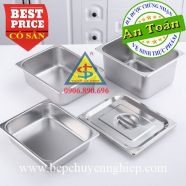 Khay inox đựng thực phẩm GN 1/2