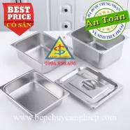 Khay inox đựng thực phẩm GN 1/2