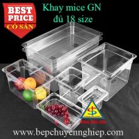 Khay nhựa mika gn 18 size