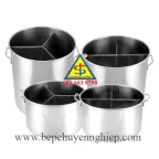 Nồi inox loại lớn có chia 3 - 4 ngăn trong