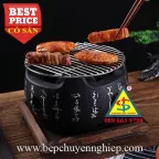 Bếp nướng than hình tròn bằng gang kiểu Nhật