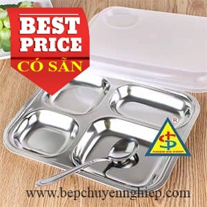 Khay cơm trẻ em mầm non tiểu học