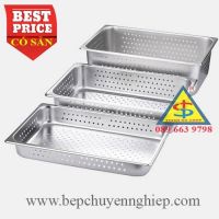 Khay inox GN 1/1 có lổ