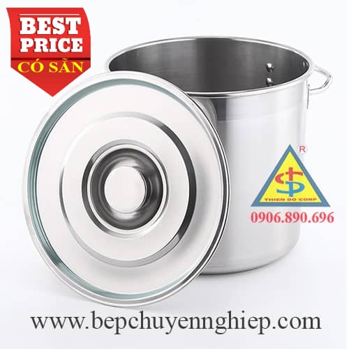 Nồi inox cỡ lớn 60cm - 165 lít