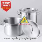 Nồi inox 304 thân thấp đáy từ