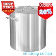 Nồi inox công nghiệp 304 - 55cm - 130 lít