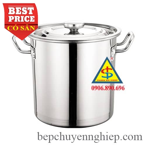 Nồi inox công nghiệp 1 đáy nhiều size