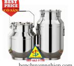 Thùng inox đậy kín đựng gạo-ngũ cốc-dầu ăn-sữa-đồ uống