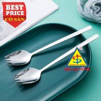 Nĩa inox 4 chấu dùng món salad - dùng tiệc buffet