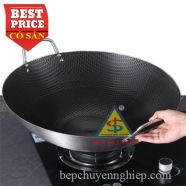 Chảo Inox Chống Dính Tổ Ong 2 Quai 50cm – 60cm – 70cm Giải Pháp Nấu Ăn Công Nghiệp tối ưu