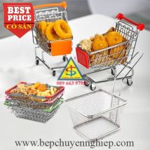 Giỏ inox đựng khoai tây chiên gà rán