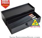 Hộp đựng đũa ngăn kéo màu đen - vệ sinh, sang trọng cho nhà hàng-quán ăn và gia đình