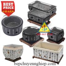 Lò Nướng Than Kiểu Nhật Tại Bàn - nhiều size tròn - vuông - chữ nhật