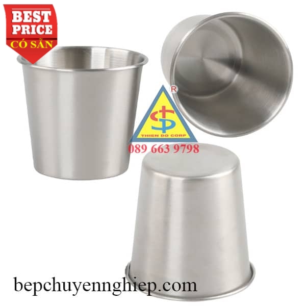 Ly Cốc Inox 304 180ml – Bóng đẹp, An Toàn Cho Trường Học, Bệnh Viện
