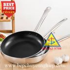 Chảo Chiên Inox Chống Dính 1 tay cầm nhiều size