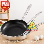 Chảo Chiên Inox Chống Dính 1 tay cầm nhiều size
