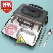 Hộp cơm inox giữ nhiệt 5 ngăn sâu lòng