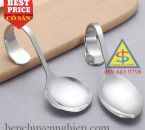 Muỗng inox cán cong móc treo