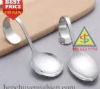 Muỗng inox cán cong móc treo