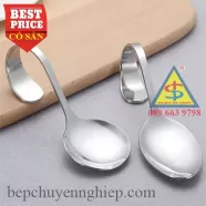 Muỗng inox cán cong móc treo