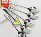 Muỗng cơm inox 17cm loại dày cho học sinh– Chắc tay, bền đẹp, an toàn