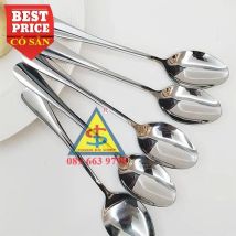 Muỗng cơm inox 17cm loại dày cho học sinh– Chắc tay, bền đẹp, an toàn